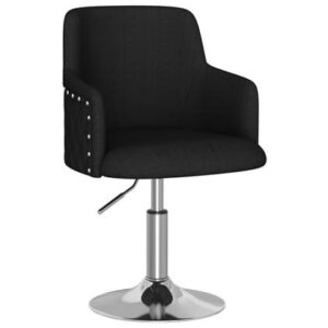 Eetkamerstoel vidaXL Zwart