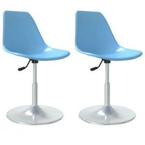 Eetkamerstoel vidaXL Blauw