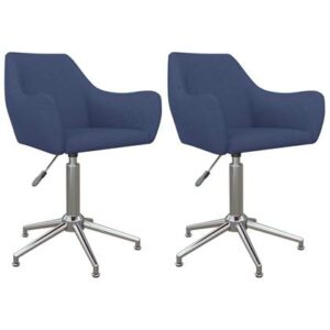 Eetkamerstoel vidaXL Blauw