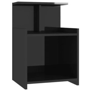 Sidetable vidaXL Zwart