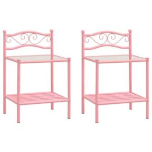 Sidetable vidaXL Roze