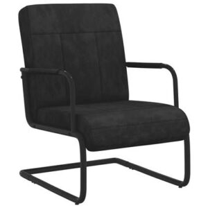 Fauteuil vidaXL Zwart