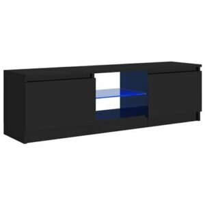 Tv-meubel vidaXL Zwart