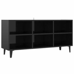 Tv-meubel vidaXL Zwart