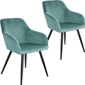 Eetkamerstoel tectake Blauw
