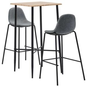 Eetkamerstoel vidaXL Grijs