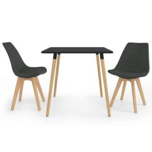 Eetkamerstoel vidaXL Grijs