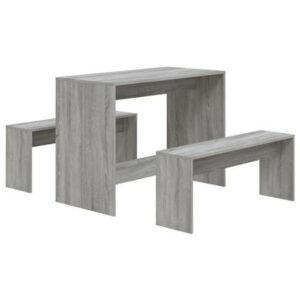 Eetkamerstoel vidaXL Grijs