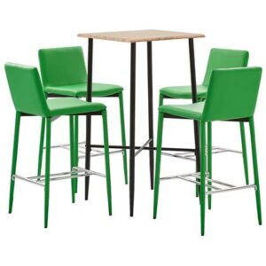 Eetkamerstoel vidaXL Groen