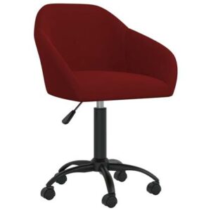 Eetkamerstoel vidaXL Rood