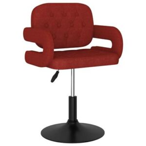 Eetkamerstoel vidaXL Rood