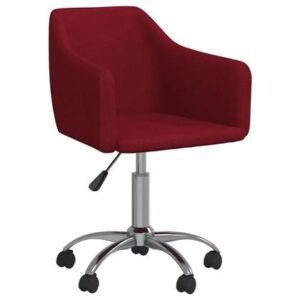 Eetkamerstoel vidaXL Rood