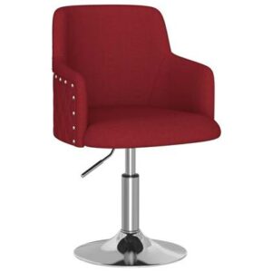 Eetkamerstoel vidaXL Rood