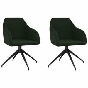 Eetkamerstoel vidaXL Groen