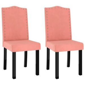 Eetkamerstoel vidaXL Roze