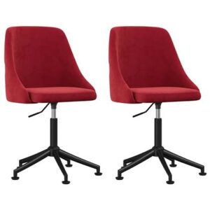 Eetkamerstoel vidaXL Rood