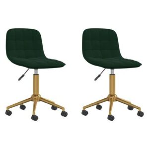 Eetkamerstoel vidaXL Groen