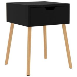 Sidetable vidaXL Zwart