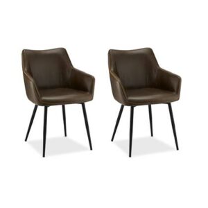 Eetkamerstoel Hioshop Bruin