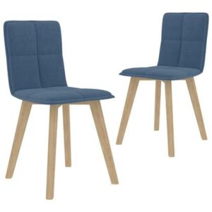 Eetkamerstoel vidaXL Blauw