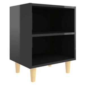 Sidetable vidaXL Zwart