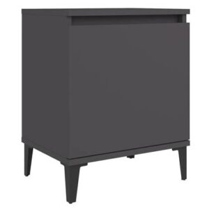 Sidetable vidaXL Grijs